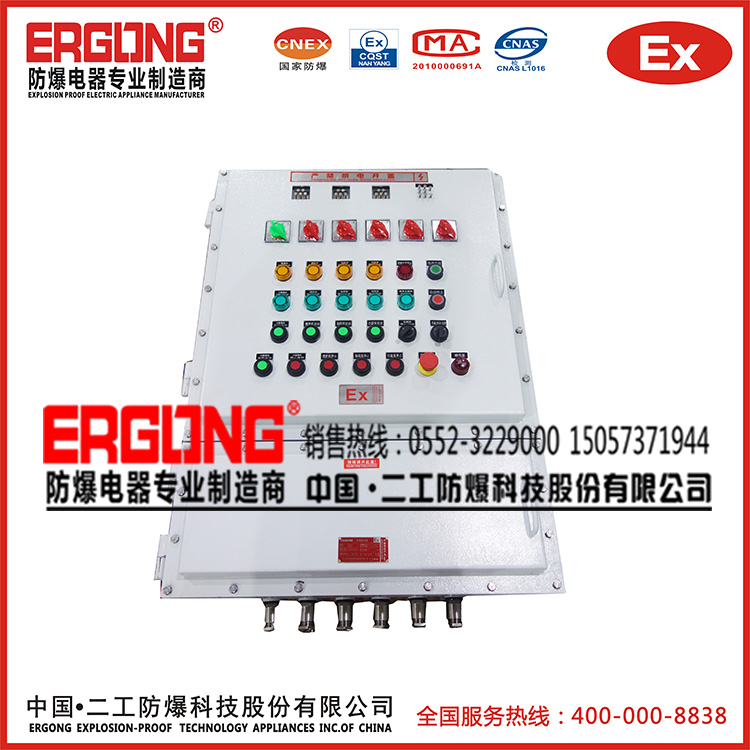 機(jī)房防爆配電箱5回路3表
